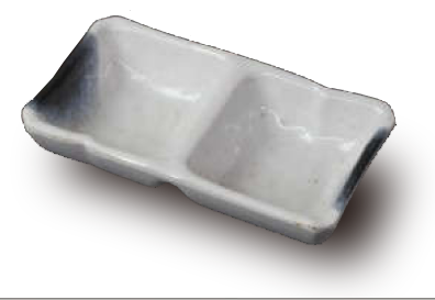 5" 2 Compartment Sauce Dish / Pack of 30